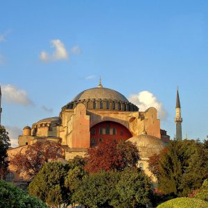 Hagia Sophia at Sunset in Istanbul, Turkey - Encircle Photos