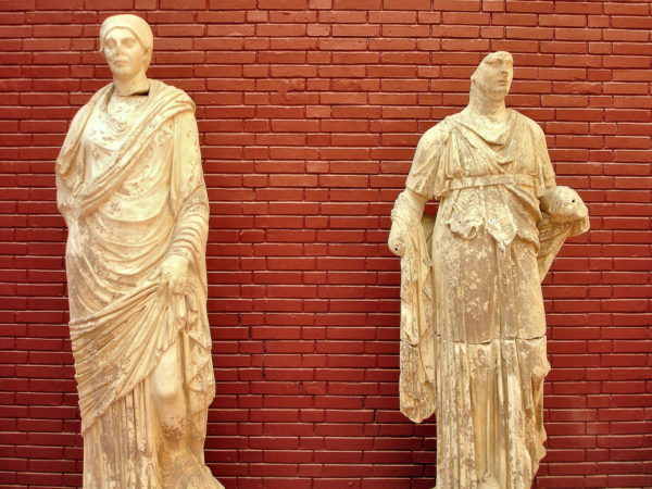 Trajan’s Fountain Statues at Ephesus Museum in Selçuk, Turkey - Encircle Photos