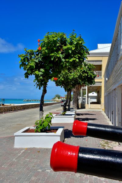 Cannons on Front Street in Cockburn Town, Grand Turk, Turks and Caicos Islands - Encircle Photos