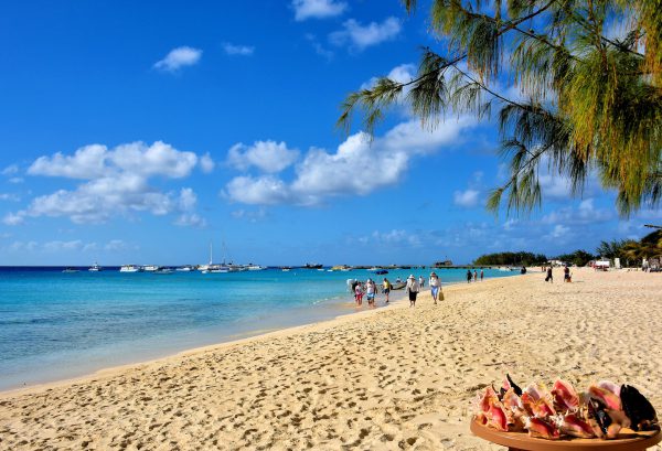People Walking the Beach near Cruise Center in Grand Turk, Turks and Caicos Islands - Encircle Photos