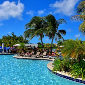 Swimming Pool at Cruise Center in Grand Turk, Turks and Caicos Islands - Encircle Photos