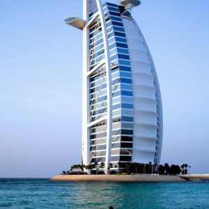 Burj Al Arab Hotel on Jumeirah Beach in Dubai, UAE - Encircle Photos