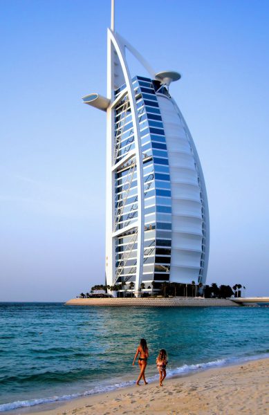 Burj Al Arab Hotel on Jumeirah Beach in Dubai, UAE - Encircle Photos
