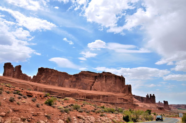 Courthouse Towers in Arches National Park, Utah - Encircle Photos