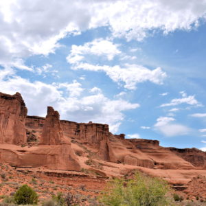Courthouse Towers Viewpoint in Arches National Park, Utah - Encircle Photos