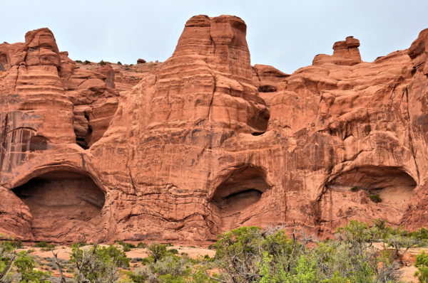 Cove of Caves in Windows Section of Aches National Park, Utah - Encircle Photos