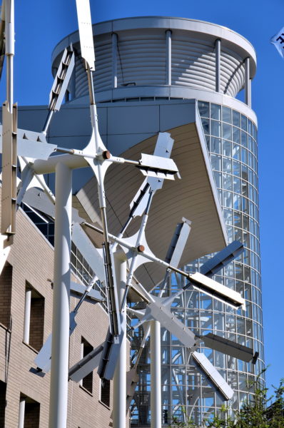 Windmills at Salt Palace Convention Center in Salt Lake City, Utah - Encircle Photos