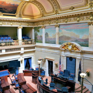 Senate Chamber in Utah State Capitol in Salt Lake City, Utah - Encircle Photos