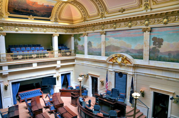 Senate Chamber in Utah State Capitol in Salt Lake City, Utah - Encircle Photos