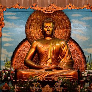 Guatma Buddha in Shrine of Xá Lợi Pagoda in Ho Chi Minh City, Vietnam - Encircle Photos