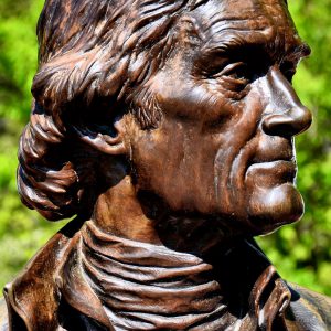 Thomas Jefferson Bust at Monticello Plantation near Charlottesville, Virginia - Encircle Photos