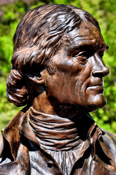 Thomas Jefferson Bust at Monticello Plantation near Charlottesville, Virginia - Encircle Photos