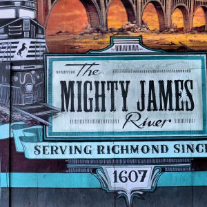Mighty James River Mural in Richmond, Virginia - Encircle Photos