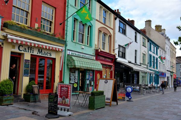 Castle Square Shops in Caernarfon, Wales - Encircle Photos