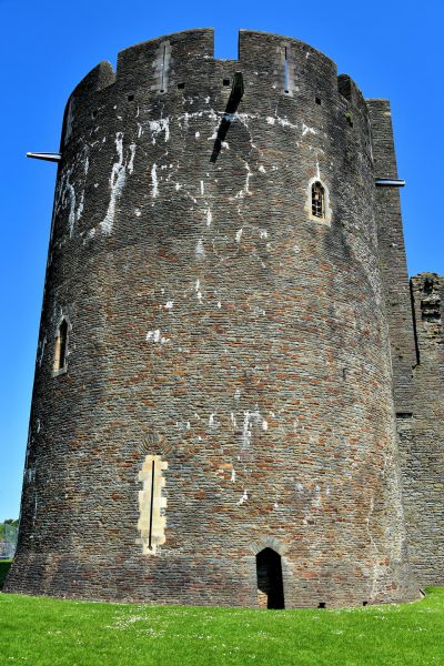 Northwest Tower at Caerphilly Castle in Caerphilly, Wales - Encircle Photos
