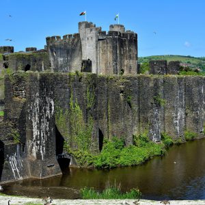South Dam Platform at Caerphilly Castle in Caerphilly, Wales - Encircle Photos