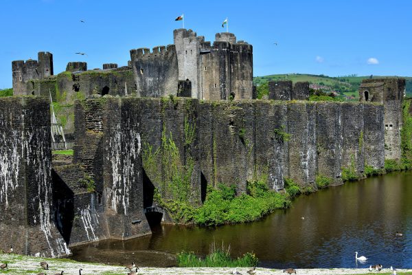 South Dam Platform at Caerphilly Castle in Caerphilly, Wales - Encircle Photos