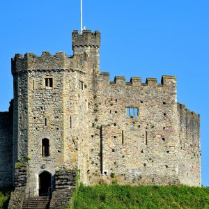 Norman Shell Keep of Cardiff Castle in Cardiff, Wales - Encircle Photos