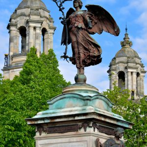 South African War Memorial Statue in Cardiff, Wales - Encircle Photos