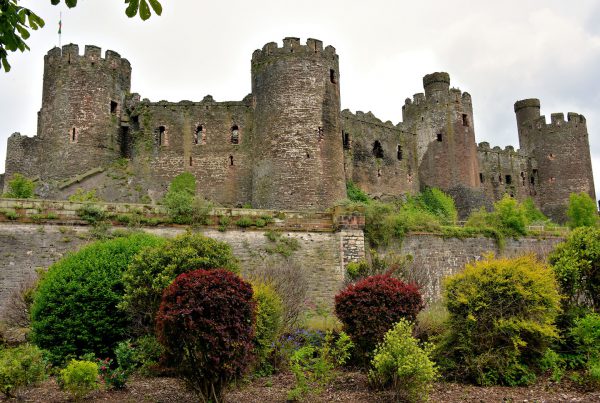 Southern Façade of Conwy Castle in Conwy, Wales - Encircle Photos