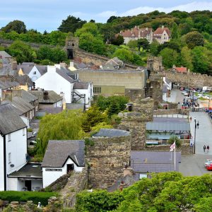Medieval Town Walls in Conwy, Wales - Encircle Photos