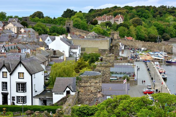 Medieval Town Walls in Conwy, Wales - Encircle Photos