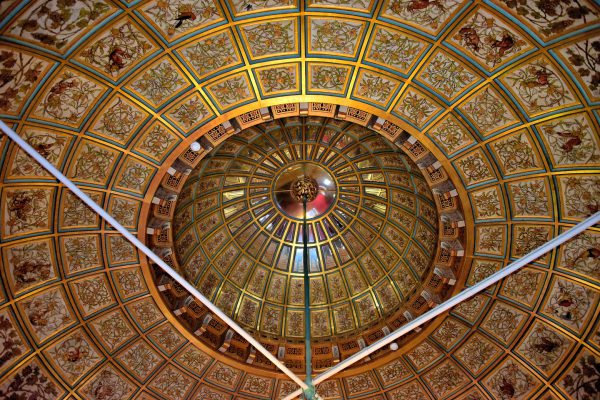Bedroom Coffered Ceiling at Castell Coch in Tongwynlais, Wales - Encircle Photos