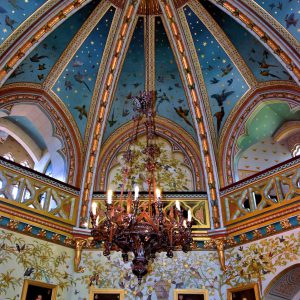 Vaulted Ceiling of Drawing Room at Castell Coch in Tongwynlais, Wales - Encircle Photos