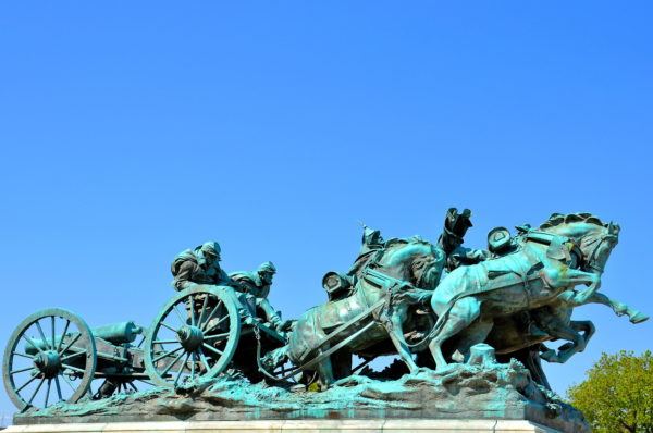 Ulysses S. Grant Memorial Artillery Sculpture in Washington, D.C. - Encircle Photos