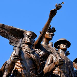 Winged Victory WWI Monument on State Capitol Grounds in Olympia, Washington - Encircle Photos