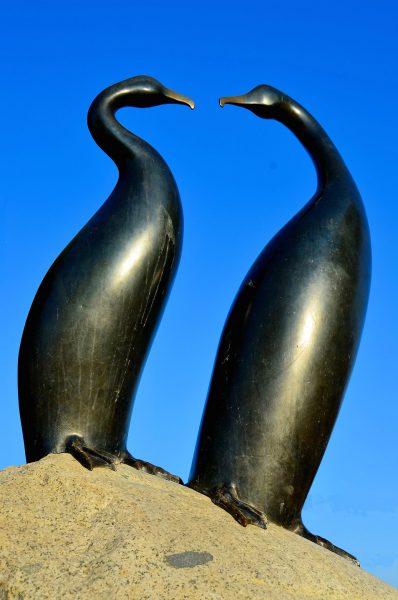Bird Sculpture Outside Feiro Marine Life Center in Port Angeles, Washington - Encircle Photos