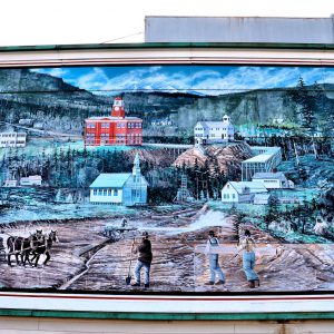 Port Angeles in 1914 Mural in Port Angeles, Washington - Encircle Photos