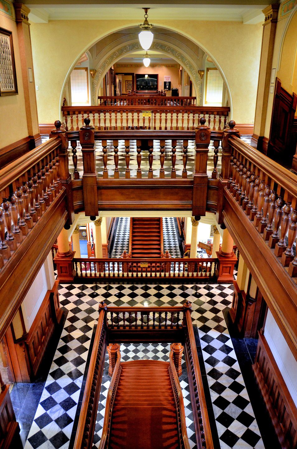 Wyoming State Capitol Interior Staircase in Cheyenne, Wyoming - Encircle Photos